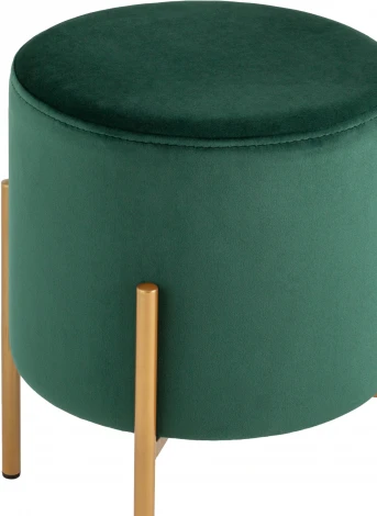 Пуф Кейси велюр зелёный УТ000035906