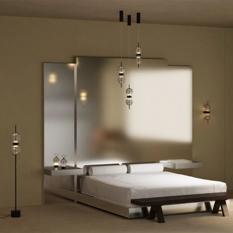 Подвесной светильник светодиодный Maytoni Double Moon MOD478PL-L8B3K