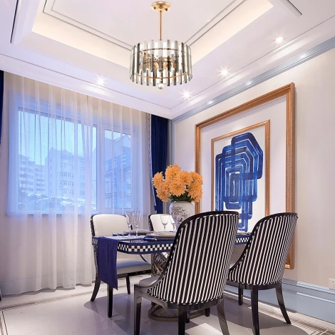 Подвесная люстра хрустальная на штанге Arte Milano Sorrento-1409 371409/5/350/400 GD (220V)