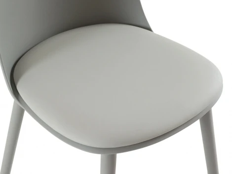 Комплект стульев Amato 4 шт. ОГОГО Обстановочка! 966158 (Экокожа/Серый)