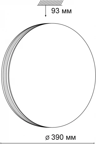 Настенно-потолочный светильник Sonex Lobio 3055/DL