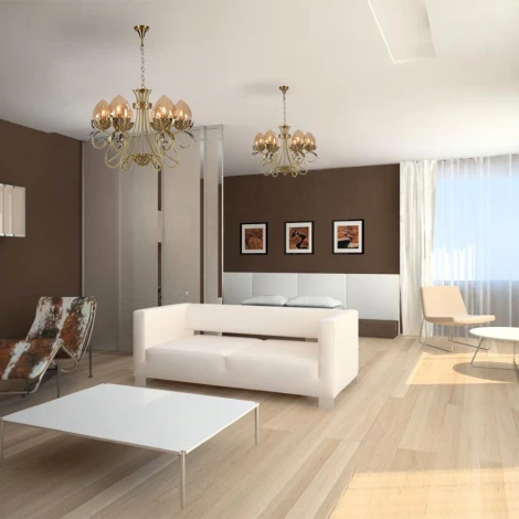 Подвесная люстра Lumien Hall Olivi 3304/8H-ABPAB-AM