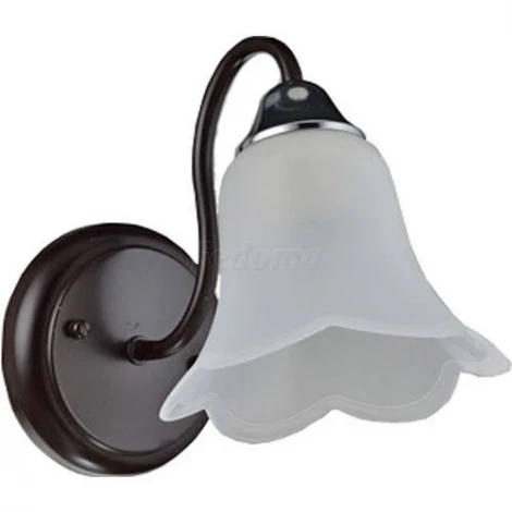 Бра Toscom Casti, 1 плафон, венге с хромом и белым