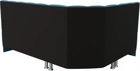 Диван кухонный угловой Кантри левый угол (Голубой/Рогожка) Лига Диванов арт.123220L