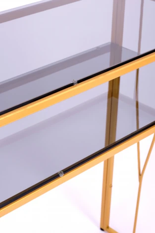 Консольный стол AllConsoles 1121-CG grey золотой