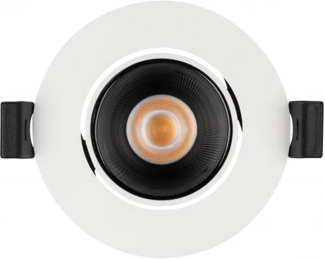 Встраиваемый точечный светильник MS-FORECAST-BUILT-TURN-R82-8W Warm3000 (WH-BK, 32 deg, 230V) (Arlight, IP20 Металл) 035448(1) (LED)