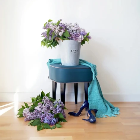 Табурет Handy SQ ОГОГО (арт.434031), (Ткань,Экокожа/Желтый)