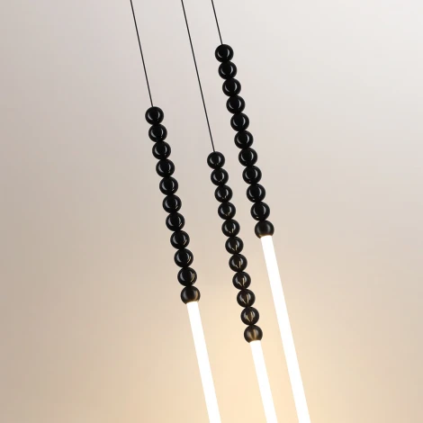 Подвесной светильник Odeon Light Monella 7149/33L черный/акрил/металл IP20 LED 32W 2200Лм 3500K 300° 220V