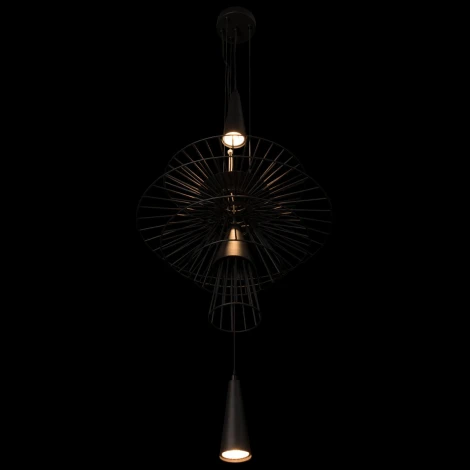 Подвесной светильник Loft It Star 10141/400 Black (220V, на проводе, круглые, летающая тарелка)