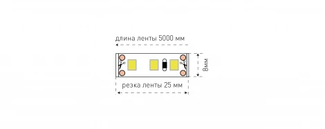 Светодиодная лента SWG SWG2120-12-9.6-WW-65