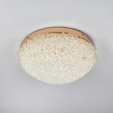 Потолочная люстра светодиодная хрустальная с регулировкой цветовой температуры и яркости Modelux MODELUX ML.2320.400 GD