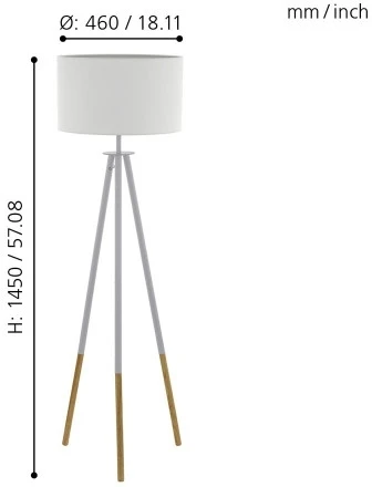 Торшер Eglo Bidford 49156