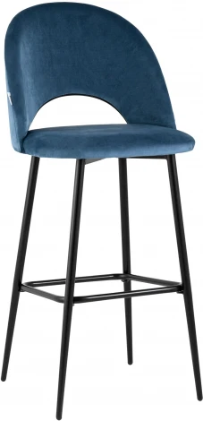 Стул барный Stool Group Меган велюр пыльно-синий УТ000025287