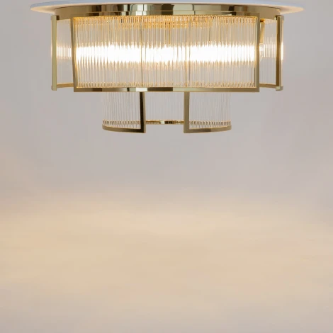 Потолочный светильник круглый Maytoni Frame MOD174CL-09G (220V, круглые)