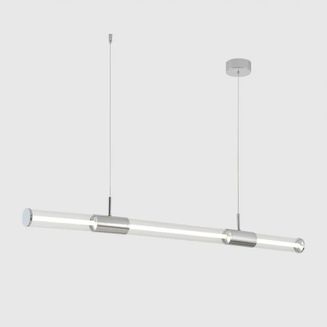 Подвесной светильник Crystal Lux LINEUP SP24W LED CHROME (220V, на проводе, круглые)