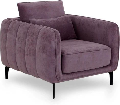 Кресло Amsterdam ОГОГО (арт.647555), (Микрофибра/Сиреневый)