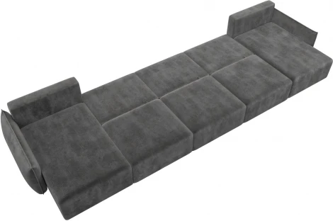 Диван п-образный Лига-051 НПБ МегаЛонг Лига Диванов (Велюр) арт.128680