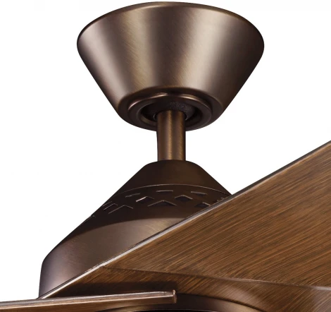 Потолочная люстра на штанге светодиодная с вентилятором ПДУ Natural Concepts Jade KLF-JADE-60-BB (220V)