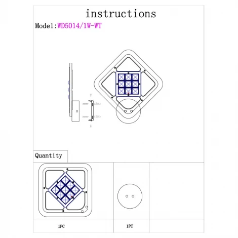 Бра Wedo Light Brajes WD5014/1W-WT