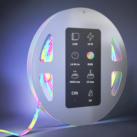 Светодиодная лента Ultra 24В COB 14Вт/м RGB 5м IP20 Maytoni  201217