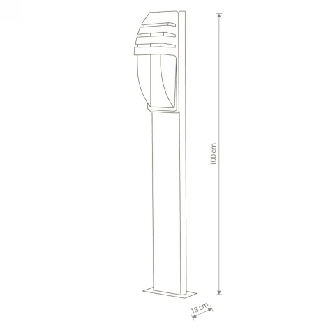 Наземный светильник светодиодный Mistral 3394 IP44 Nowodvorski (220V)