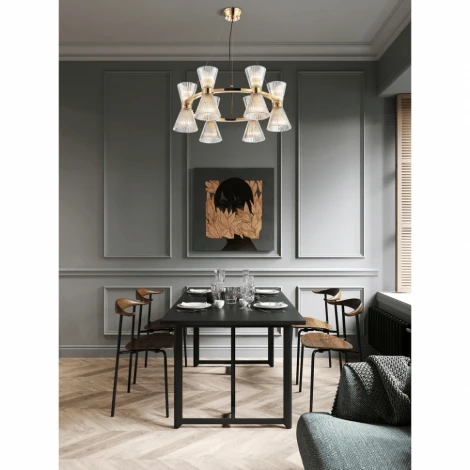 Подвесная люстра Aployt Elinor APL.801.03.12 (220V, на тросе)