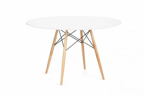 Обеденный стол Eiffel диаметр 120 Белый