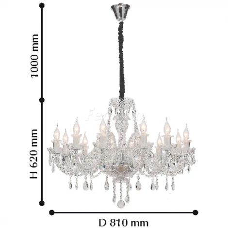 Подвесная люстра Favourite Lawanda 2022-12P