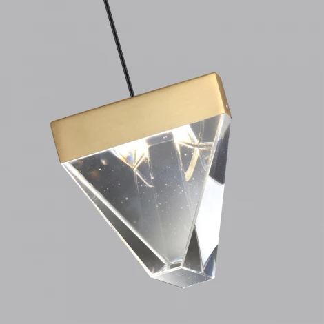 Подвесной светильник Odeon Light Ray 6678/5L латунь/металл/хрусталь IP20 LED 5W 320Лм 4000K (220V)