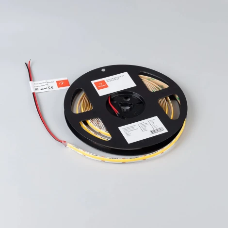 Светодиодная лента COB-X576-10mm 24V Warm3000 (15 W/m, IP20, 5m) (Arlight, высок.эфф.150 лм/Вт) 059121
