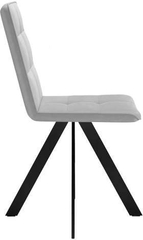 Стул DikLine 230 поворотный B22 GREY, ножки черные