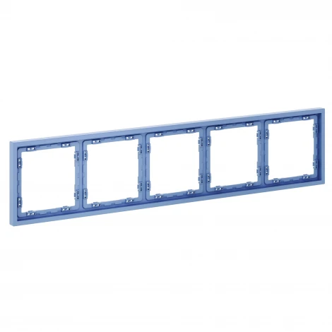 Рамка пластиковая на 5 постов (деним) Voltum S70 VLS100515