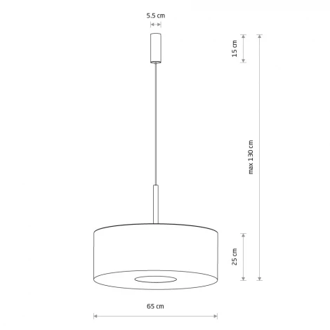 Подвесной светильник Nowodvorski Santana L Cream 11653