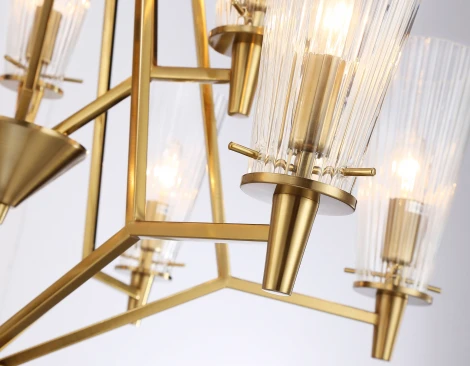 Подвесная большая люстра Ambrella TRADITIONAL TR3233 (220V, на цепи)