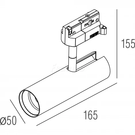 Donolux DL18866 DL18866/7W Track B Dim