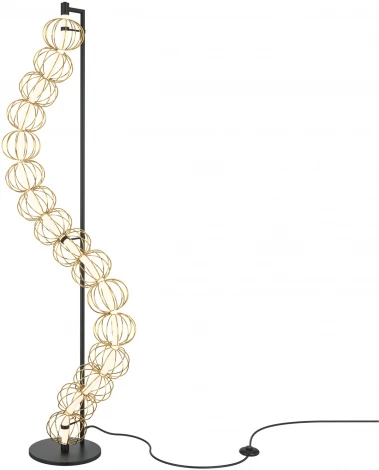 Торшер Maytoni Golden Cage MOD216FL-L38G3K (LED, 220V, выключатель, шарики)