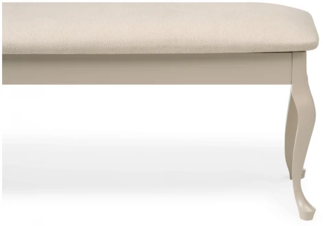 Банкетка Woodville Хиль дуб сонома / ткань бежевая 515159