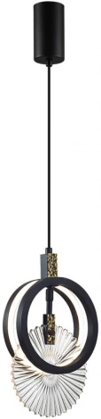 Подвесной светильник Odeon Light Mercury 5421/17L черный/золото/металл/стекло LED 17W 3000K (220V, на проводе)