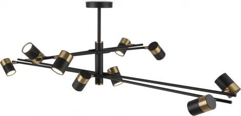 Потолочная люстра на штанге Freya Enzo FR5201PL-10B (220V)