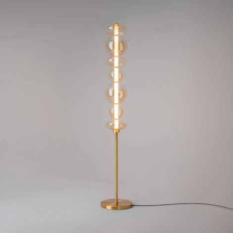 Торшер Maytoni Futuro MOD307FL-L40BS3K (LED, 220V, выключатель, шарики)
