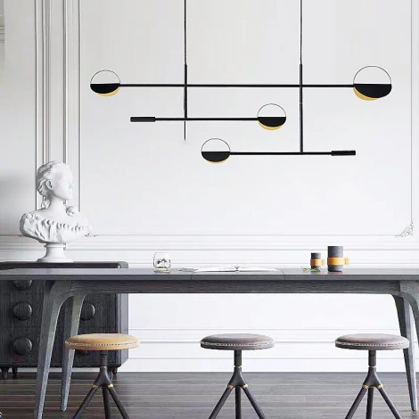 Подвесной светильник ярусный Lightera Urmia LE113L-130B Wi-Fi (LED, 220V, управление смартфоном, голосовое управление, умный дом - Алиса, Tuya Smart, Маруся, Smart Life, Экосистема Сбер, на тросе)