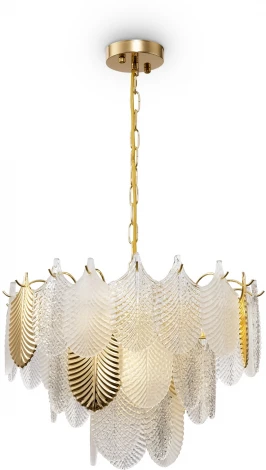 Подвесная люстра Freya Hloya FR5143PL-07G (220V, на цепи, круглые)