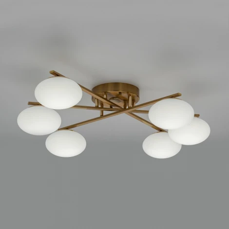 Потолочная люстра RGB на штанге Citilux Atman Smart CL226A163 (LED, 220V, голосовое управление, пульт управления, управление смартфоном, умный дом - Алиса, Маруся, Салют)