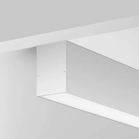 Алюминиевый профиль накладной-подвесной 50х70 серебро 2 м Maytoni Led Strip 633016