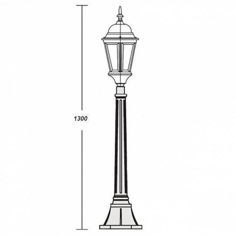 Наземный фонарь Oasis Light 91407L Bl (220V, IP44)