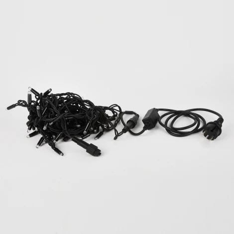 Гирлянда светодиодная с эффектом мерцания, 10м, соединяемая, 120 светодиодов, синий и белый свет Uniel ULD-S1000-120/TBK BLUE-WHITE IP67