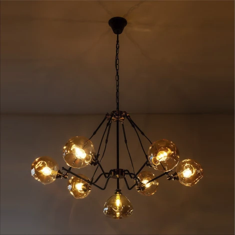 Подвесная люстра с регулировкой цветовой температуры LED4U LED4U 6136/6+1