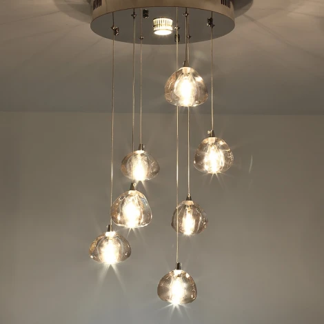 Подвесной светильник (люстра) Meteora 7 ImperiumLoft Meteora01 (178390-26) (220V, на проводе, шарики)