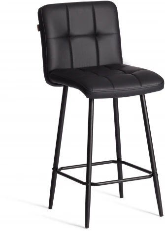 Полубарный стул Medeo/Медео Tetchair (Металл,Экокожа/Черный) арт.24919
