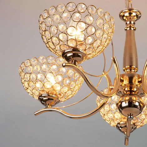 Подвесная люстра Eurosvet Mirage 30119/5 золото